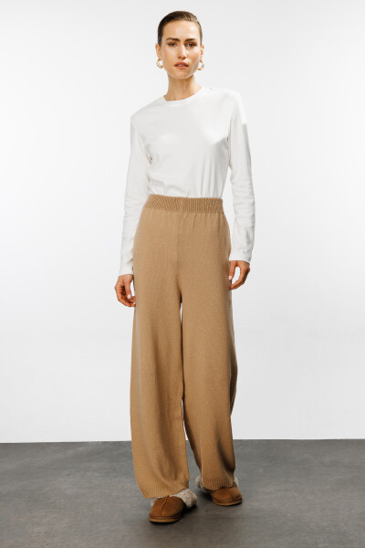 Camel Knit Pants 