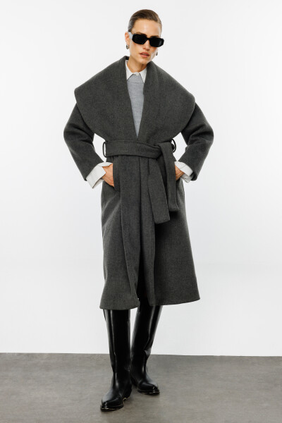 Limited Edition Tailored Coat in Dark Grey 