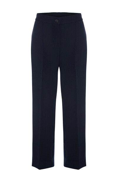 Navy Blue High Rise Flare Pant 